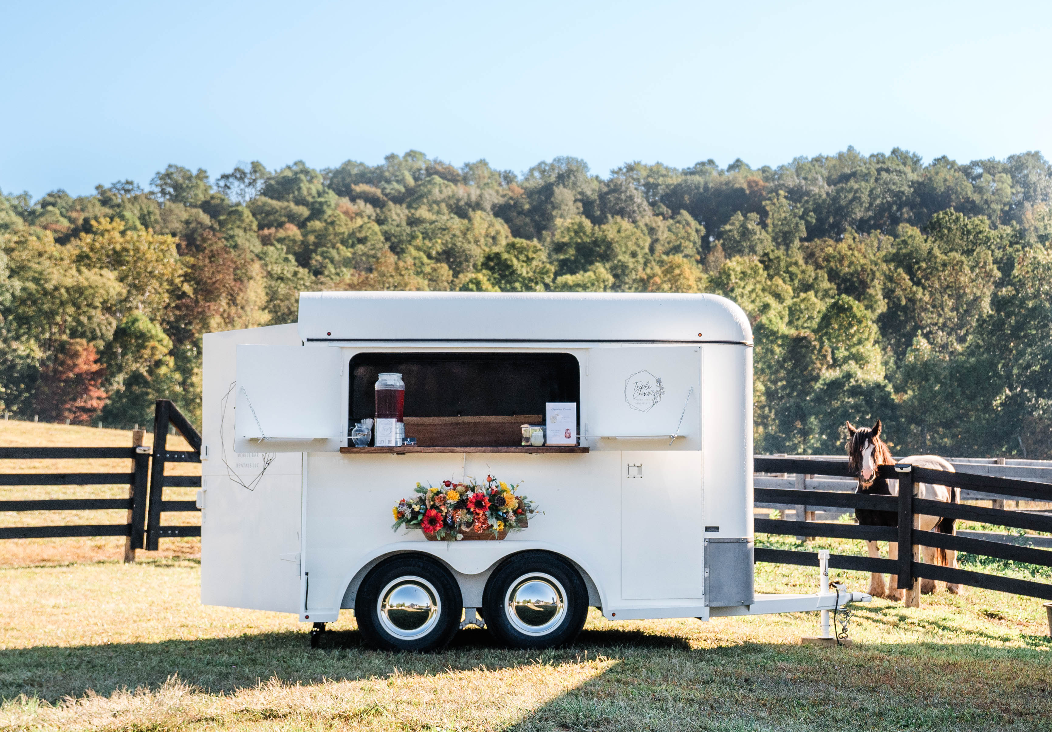 Mobile Bar with electric and water available anywhere.